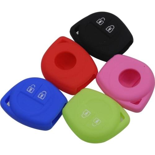 Kutery 10PCS 2BTN Silicone Colorful Remote Car Key Cover Case For SUZUKI Window Grand Liana Cap SX4 Swift Vitara Protect Replace