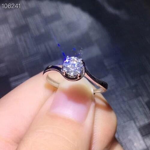 Moissanite, 925 Silver fashion design, strong fire color,diamond, high hardness 0.5ct stone