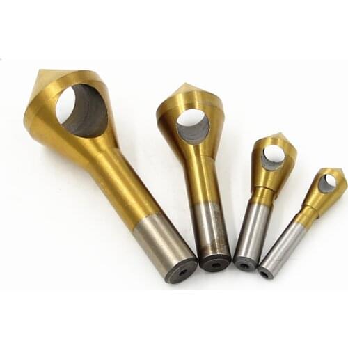 4-piece set 2-5-10 -15 -20 titanium taper drill taper hole cutter steel countersunk head Countersink Deburring Drill