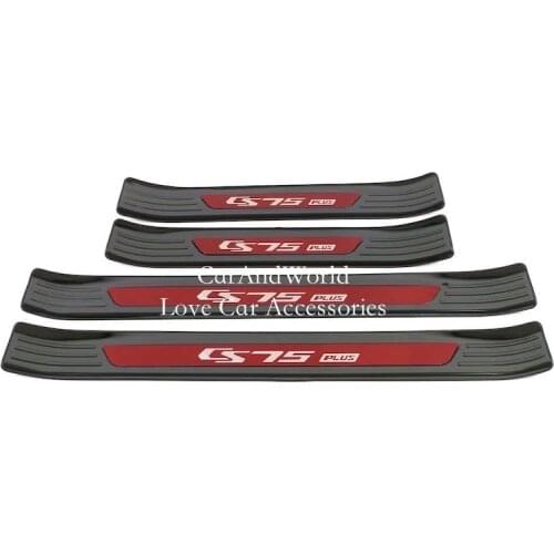 For Changan CS75 Plus 2020+ Door Sill Plate Cover Welcome Pedal Protector Trim Stainless Steel Threshold Garnish Car Accessories