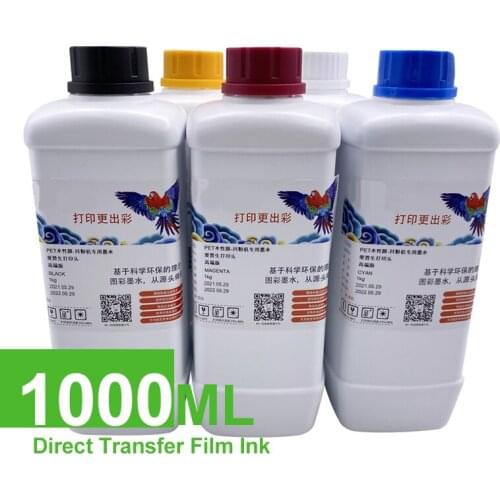 New TOP 1000ML DTF Ink Film Transfer Ink For Direct Transfer Film Printer For Printer PET Film Printing And Transfer