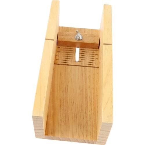 Pro Handmade Soap Repair Mold Loaf Cutter Adjustable Wooden Planer Cutting Making Slicer Box Case