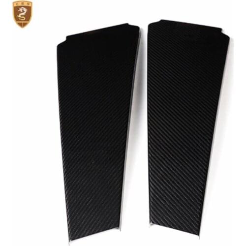Carbon Fiber Column Frame C Pillar For Maseradi Quattroporte Ghibli 2013 14 15 16 17 18 Carbon Fiber Column Trims Car Styling
