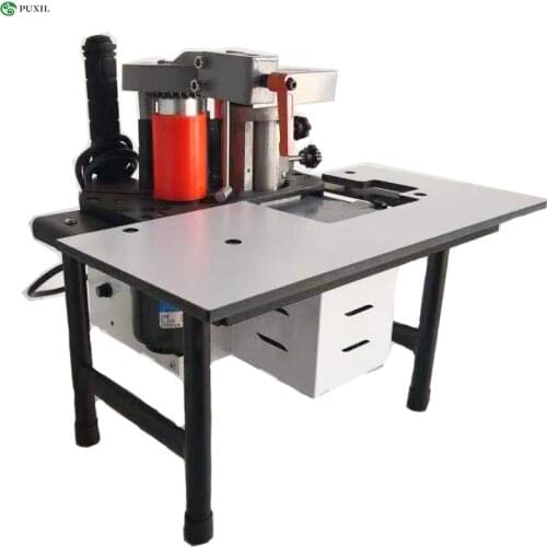 Small Manual Edge Banding Machine Double Sided Portable Edge Gluing Machine For Woodworking Edge Banding Machine 220V 1100W