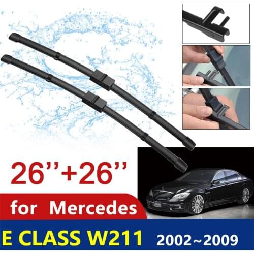 For Mercedes Benz E Class W211 2002~2009 E200 E250 E270 E280 E300 E320 E350 E400 E420 E450 E500 Windshield Wiper Car Wiper Blade