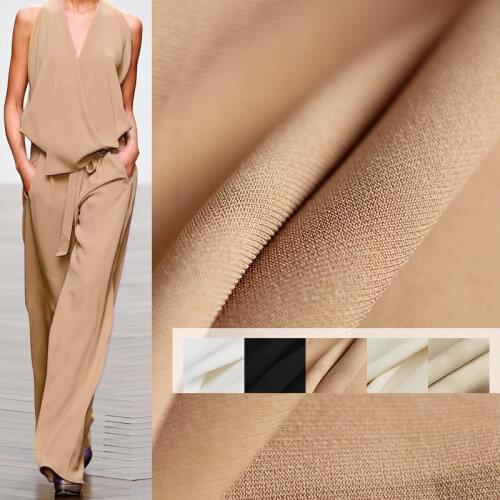 Red Raspberry Heavy Crepe Acetic Acid Fabrics Garment Materials Summer Women Pants Dress DIY Sewing Cloth Tailor Freeshipping