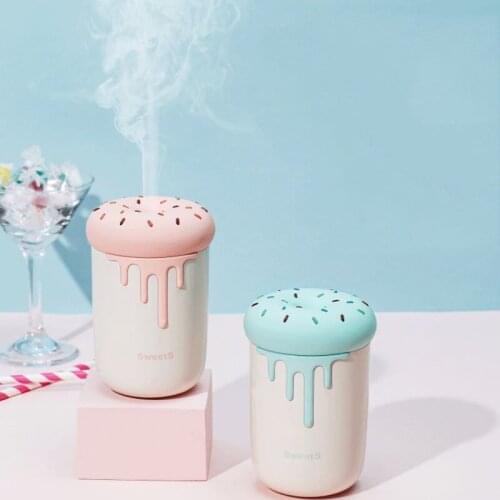 USB Aroma Diffuser Air Humidifier With LED Lamp Donuts Shape Essential Oil Home Car Spray Mute Fogger Mist Maker Purifier