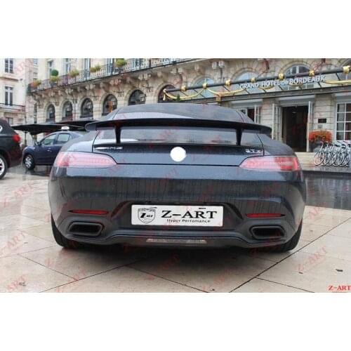 2015-2016 Z-ART Edition 1 carbon fiber rear wing for AMG GT carbon fiber tail wing for AMG GTS carbon fiber rear trunk wing