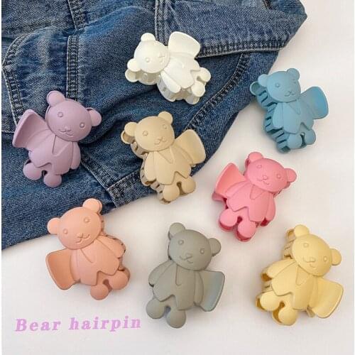 1PC Hair Claw Clips Barrette Clamp For Women Candy-colored Plastic Ponytail Crab Girls Hair Hairpin Hair Styling Accessories