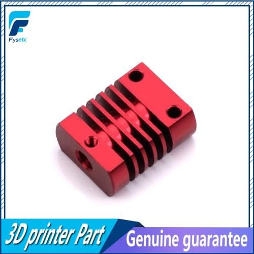 1pc Red MK10 V6 Heat Sink Radiator Fit 22mm Cooling Fan Aluminum Fins With Size 27x22x12mm Hot For CR8/CR10 3D Printer Parts
