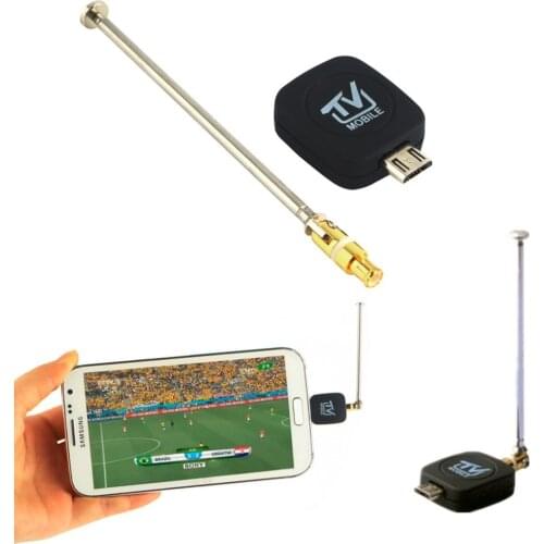 1 pc Mini Micro USB DVB-T Input Digital Mobile TV Tuner Receiver for Android 4.1-5.0 EPG Supporting HDTV Receiving
