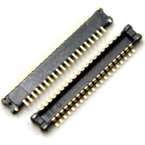 10pcs/lot LCD Screen FPC Plug Connector Display Repair for Sony Xperia Z3 40pin 40 pins on LCD flex