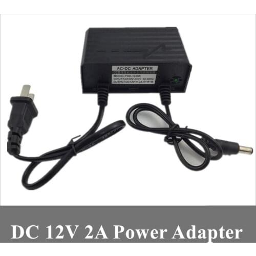 4PCS Rain-Proof Power Adapter AC 100-240V Input DC 12V 2A Output For CCTV IP AHD Analog Camera 2.1mm * 5.5mm Surveillance