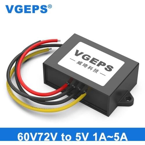 60V72V to 5V DC converter 72V to 5V power supply step-down 72V down 5V automotive waterproof regulator
