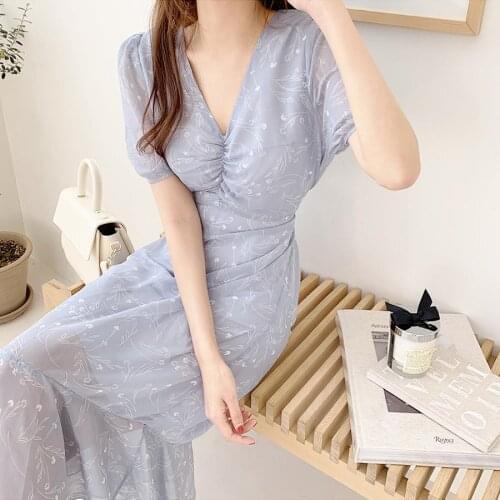 Синие летние платья BigLargi China At AliExpress