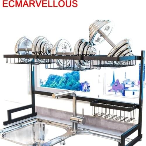 Sponge Holder Dish Drainer And Storage Organizer Organizadores De Stainless Steel Mutfak Cocina Organizador Cuisine Kitchen Rack