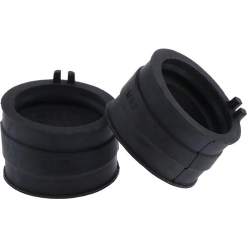 For VT600 VT750 INTAKE CARBURETOR BOOT MANIFOLD FLANGE HOLDERS 2PCS