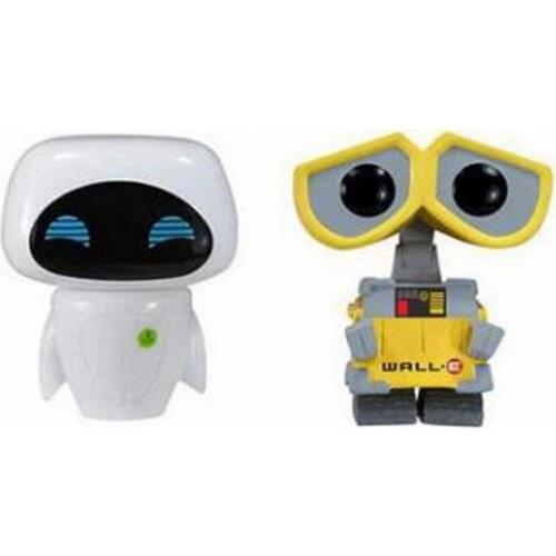 Funko New Pixar Anime Movie toys EVE 44# & WALL-E 45# Vinyl Action Figures Collection Model Toys for Children Christmas gift