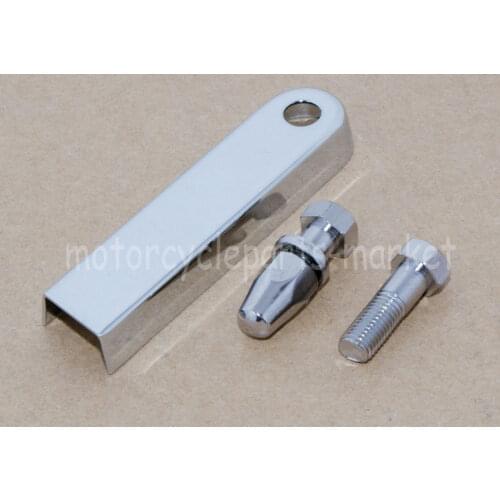 Chrome Gear Shift Shifter Linkage Mounting Bracket Hardware Screws For Harley Softail Models 86-15 Electra Street Glides 80-15