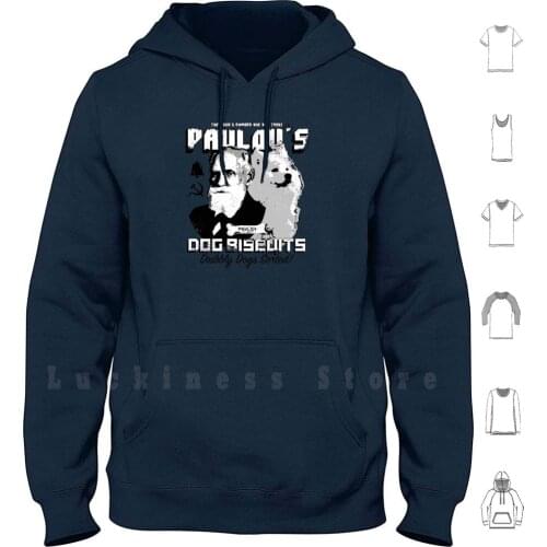 Pavlovs Dog Biscuits hoodies long sleeve Pavlov History Russia Russian Science Nerd Geek Study Classical Conditioning