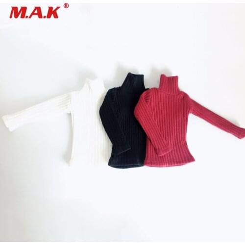 1/6 Male Clothes Turtleneck Sweater Knitwear Clothes Coat Accessory for 12'' HT/PH Action Figure Body Accessory