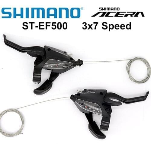 SHIMANO ACERA ALTUS EF500 3x7v Groupset- EZ FIRE PLUS Shift/Brake Lever - 2-finger lever size - 3x7 Front Speeds Original parts