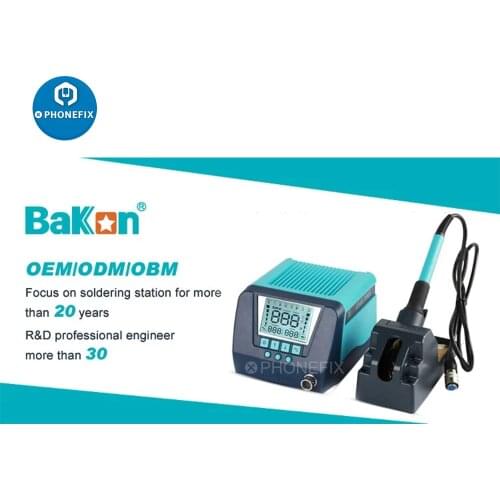 BAKON 60/90W Soldering Station LED Digital Display BGA Welding Rework Station Electric Soldering Iron for Phone SMD PCB Repair