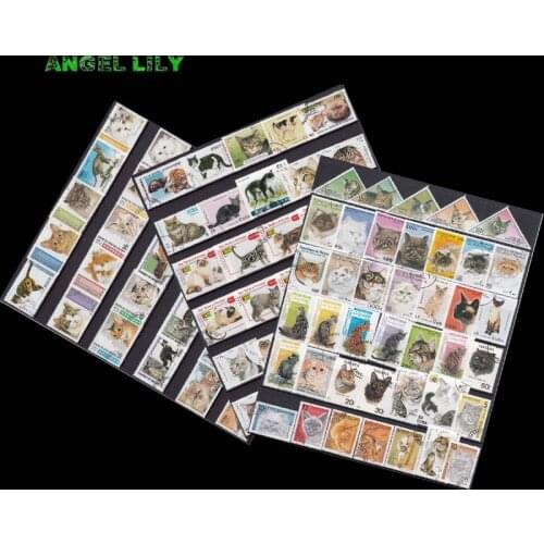 100 PCS/lot All Different Topic Animal cat In Good Condition Postage Stamps With Post Mark For Collection Gift Scrapbooking