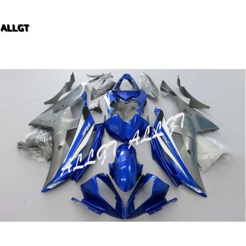 BULE SLIVER Painted Fairing kit Bodywork for YAMAHA YZF R6 2008 2009 2010 2011 2012 2013 08 09 10 11 12 13
