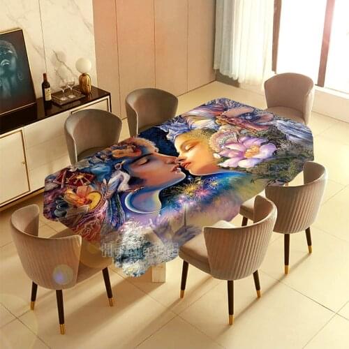 Tomb Raider The Angel Of Darkness Painting Tablecloth Indoor And Outdoor Art Decor
