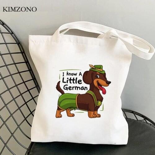 French Bulldog shopping bag shopper recycle bag tote bolsa bag fabric ecobag foldable sacola custom