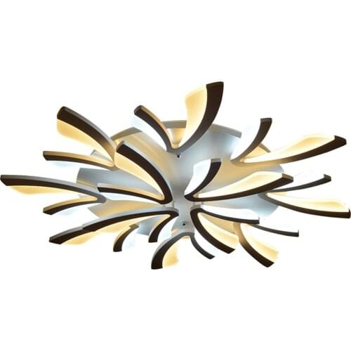 Nordic Dandelion LED Living Room Ceiling Lamp Round Top Romantic Bedroom Ceiling Lamp Bedroom Study Room Ceiling Light Lightings