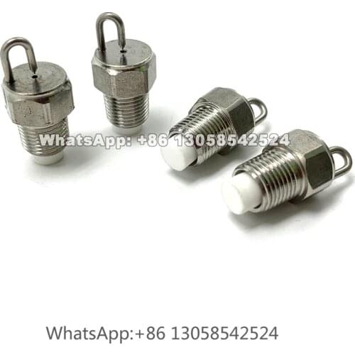 1/8” 1/4” Rubine Impact Pin Misting Nozzle, High Pressure Rubine Orifice Water Mist Nozzle, Humidifying Outdoor Garden Misting