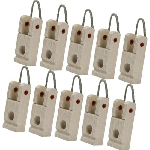 10pcs Replacement Piano Hammer Butt Plates/ Flanges for Upright Piano Parts, Premium Wood