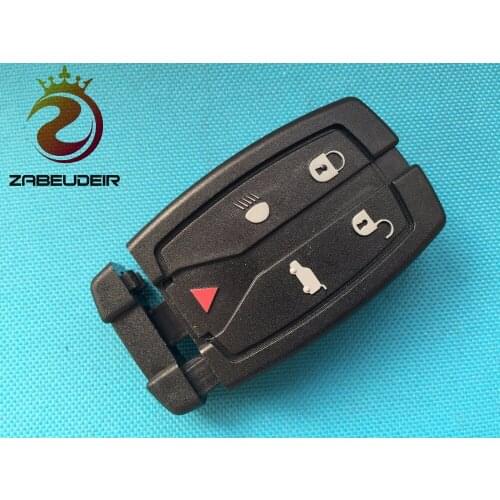 By DHL 50 pcs/lot of New 5 Button Remote Key Shell Uncut Blade Fob Case Fit For Freelander 2 blank no logo