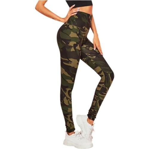 Seamless Leggings Sport Camouflage Women Fitness Push Up Yoga Pants High Waist Squat Proof Workout Running Sportswear Gym Tights