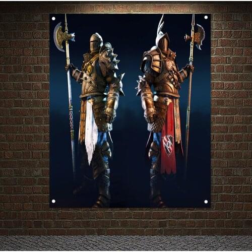 Christ Knight Flag Banner Medieval Warrior Armor Painting Hang on the wall 4 grommets Custom Flag indoor Decor Knight Templar B8