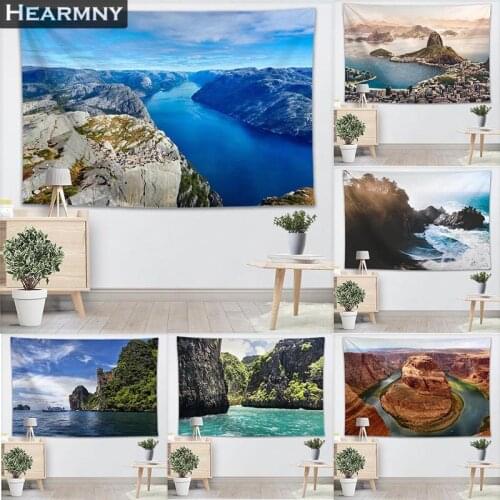 HEARMNY Rock Background Fabric Valance Tapestry Wall Hanging Bedroom Living Room Blanket Yoga Beach Towel Tablecloth
