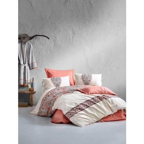 Cotton Box 100% Cotton Bedding Set, Home Textile Bedding Set, Bedspread, Duvet Cover Flat Sheet Pillow Case Wholesale Turkey