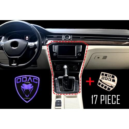 For VW Passat 2015-2020 B8, B8.5 Dashboard Kit, Interior Stickers, Trims, Coating, Cover, Decorative, Car Accessories, Protect