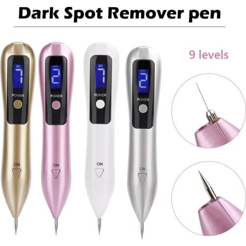 LCD Plasma Pen Laser LED Lighting Dark Spot Remover Freckle Wart Face Skin Tag Removal Beauty Care Tattoo Mole Removal Machine