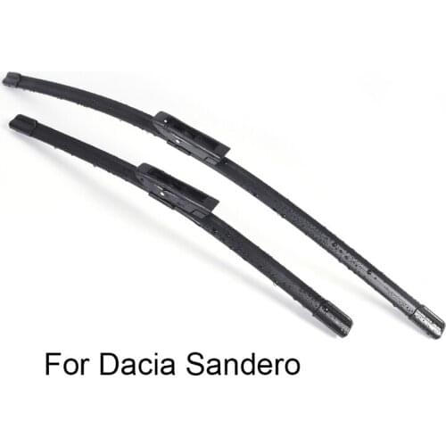 Car Windshield Wiper Blades for Dacia Sand form 2007 2008 2009 2010 2011 2012 2013 2014 2015 to 2018 Car Windscreen wiper Rubber
