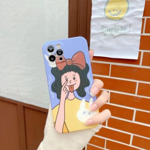 Cute Hanky Panky Girl Soft Silicone TPU Phone Case for Iphone 12 Pro Iphone 11 Case for Iphone 7 Xr Xs 11pro Max Phone Covers
