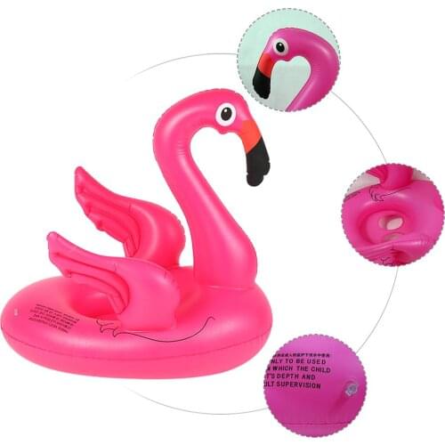 Flamingo Inflatable Baby Swimming Ring Pool Float Swimming Circle Kids Pool Toys Water Seat Summer Beach Party
