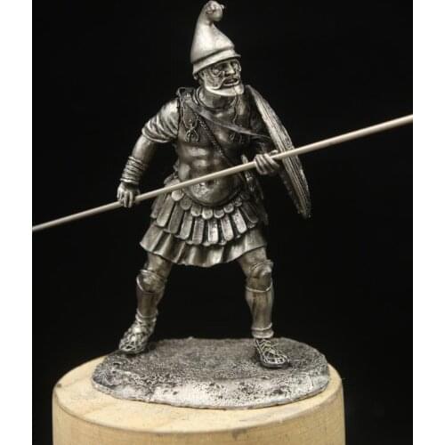 Tin Metal Ancient Soldier Model Ancient Greece Macedonian Phalanx Heavy Infantry 1/30 60mm Home Office Desktop Decoration