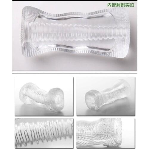 Wholesale Male Masturbator Sex toys for men Rubber Vagina Real Pussy Masturbation Cup Endurance Exercise Adult sex product Shop