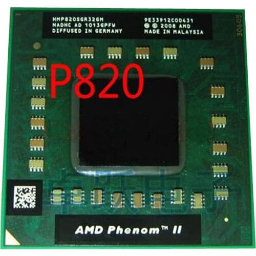 Original AMD Phenom P820 HMP820SGR32GM CPU 1.8GHz Socket S1 triple Core Laptop processor free shipping