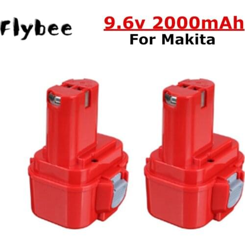 PA09 9.6V 2000mAh NiCD Replacement Battery for Makita 9120 9122 6207D 6261D 192595-8 192596-6 Screwdrive Bateria