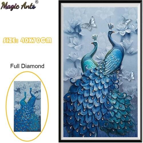 Peacock Full Diamond Painting 5D DIY Wedding Decoration Diamond Paintings Cross Stitch Home Decor Diamond Embroidery Mosaic
