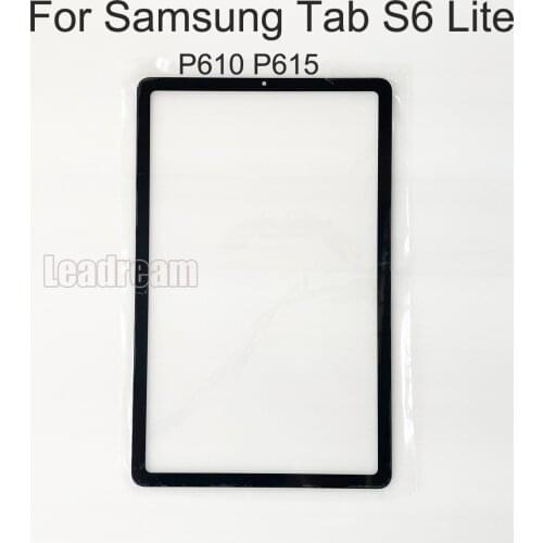 Front LCD Glass For Samsung Galaxy Tab S6 Lite 10.4 P610 P615 P615N P617 Front Touch Glass Replacement with OCA